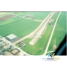 Luchtfoto aanleg Batavenweg hoogte Herwen F00000566